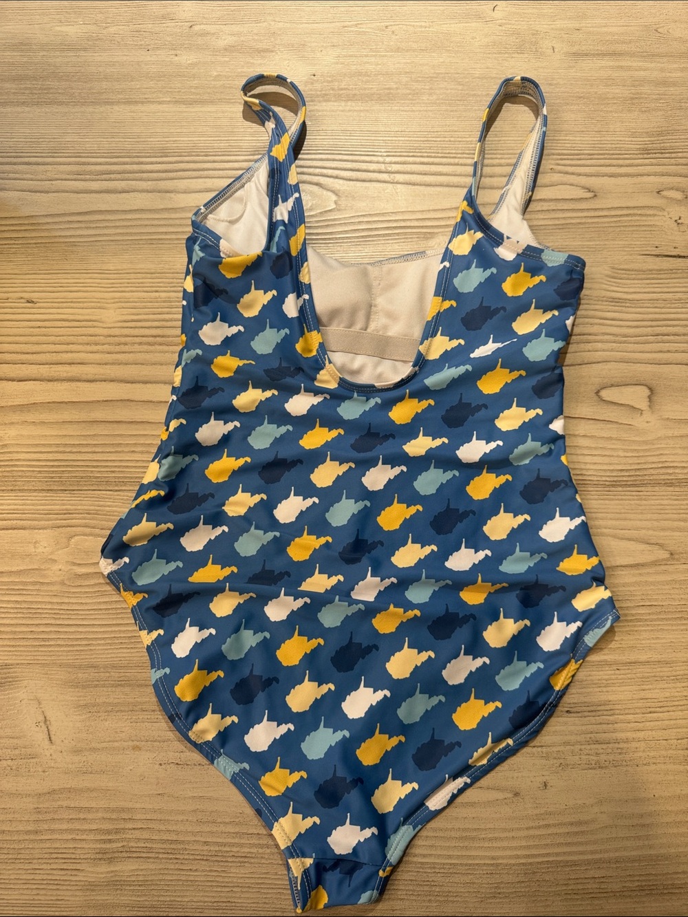 West Virginia one piece swimsuit - Picture 2 of 2